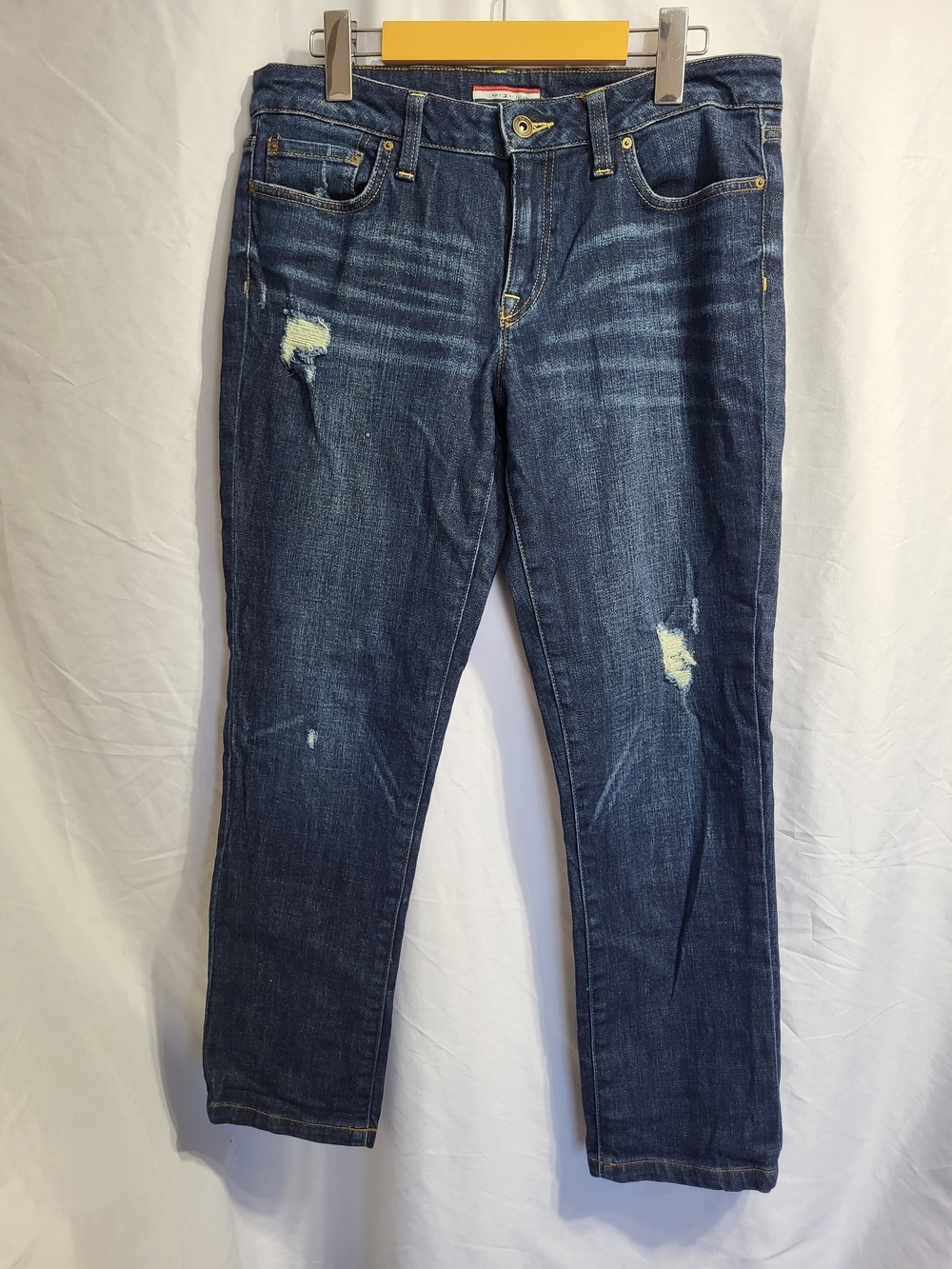 Tommy Hilfiger Dark Blue Straight Leg Jeans, Size 8 (waist 30)